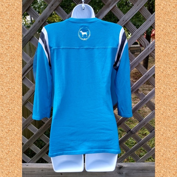 PINK VICTORIA'S SECRET Carolina Panthers top - Picture 2 of 6